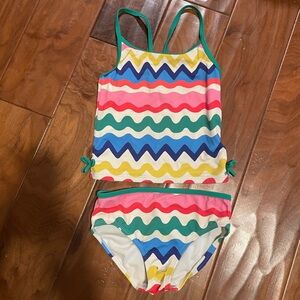 Hanna Andersson Red and Pink Bikini Swimwear